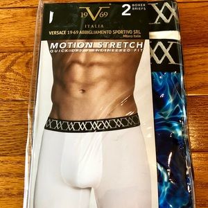 Versace 1969 Italia Microfiber Bóxer Brief 2 Pack